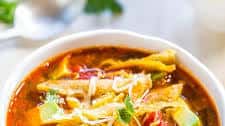 Easy 30-Minute Homemade Chicken Tortilla Soup