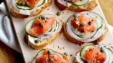 Everything Bagel Smoked Salmon Toasts