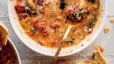 Fire Roasted Parmesan & White Bean Soup