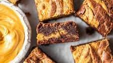 Fudgy Peanut Butter Swirl Brownies