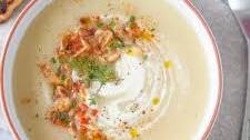 Garlic and Potato Cream Soup