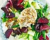 Goat’s cheese salad with roasted beetroot
