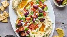 Greek Style Loaded Hummus