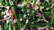 Green Bean Salad With Tomatoes, Olives & Feta