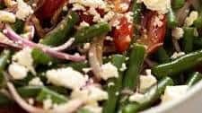 Green Bean Salad with Cherry Tomatoes and Feta