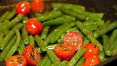 Green Beans with Cherry Tomatoes