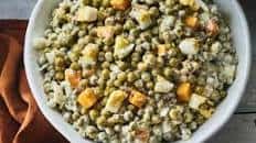 Green Pea Salad With Cheddar Cheese