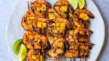 Grilled Shrimp & Pineapple Skewers