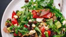 Grilled Summer Salad with Corn, Peppers and Chili-Lime Dressing