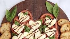 Heart Caprese Salad
