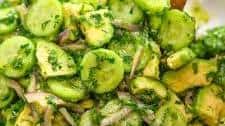 Herbed Avocado Cucumber Salad