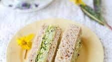 Herbed Avocado Egg Salad Tea Sandwiches