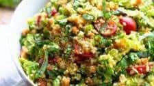 Herbed Quinoa Garden Veggie Salad