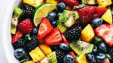 Honey Lime Poppy Seed Fruit Salad