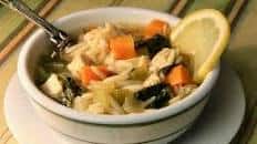Lemon Chicken Orzo Soup