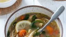 Lemon Chicken Vegetable Soup