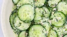 Lemon Cucumber Salad with Dill
