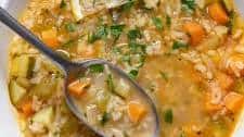 Lemon Rice Soup