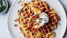 Loaded Potato Waffles