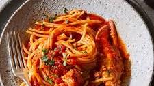 Lobster Fra Diavolo (Pasta with Spicy Lobster-Tomato Sauce)