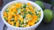 Mango Cucumber Salsa (just 5 Ingredients)