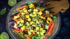 Mango Salad with Honey-Lime Dressing