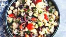 Mediterranean Cauliflower Salad