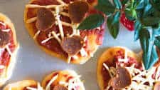 Mini Heart Pizzas