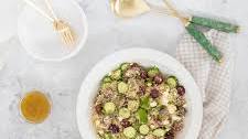 Minted Feta, Grape & Cucumber Quinoa Salad