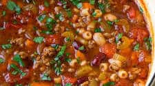 Pasta e Fagioli Soup {Olive Garden Copycat Recipe}