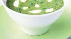 Pea & mint soup