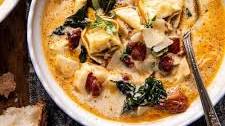 Pesto Tortellini Zuppa Toscana