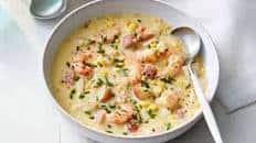 Quick Shrimp And Corn Chowder