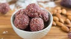 Raspberry Coconut Energy Bites