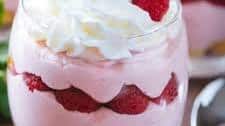 Raspberry Mousse Cups