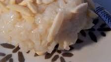 Rice Pudding with Rose Water