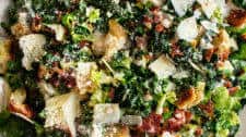 Roasted Garlic & Kale Caesar Salad
