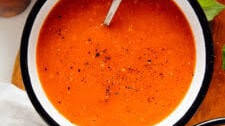 Roasted Red Pepper and Tomato Soup