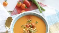 Roasted Sweet Corn and Tomato Soup