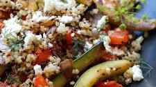 Roasted Vegetable Quinoa with Feta