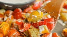 Roasted Vegetables with Honey Mustard Sauce