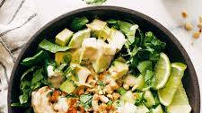 Shrimp and Avocado Salad with Miso Dressing