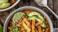 Smoked Chicken Tortilla Soup Recipe