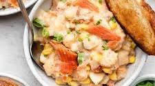 Smoked Salmon Corn Chowder