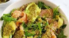 Smoked salmon and quinoa salad