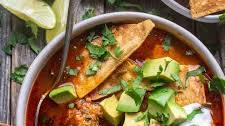 Smoky Chipotle Meatball Tortilla Soup