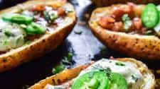 Southwest Loaded Potato Skins