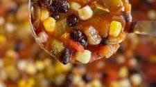 Southwestern Black Bean and Corn Soup