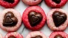 Sparkle Sweetheart Cookies