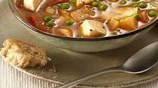 Spiced chicken and vegetable soup recipe